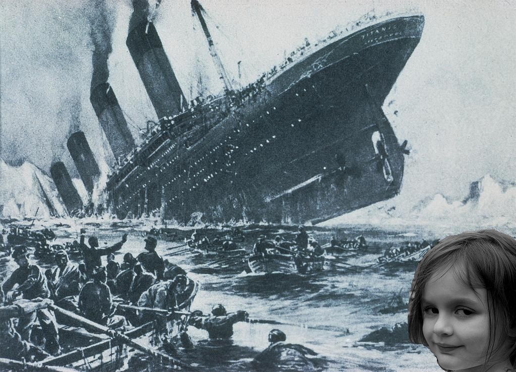 Сколько погибших на титанике и сколько выжило. Девочка катастрофа. Титаник число погибших.