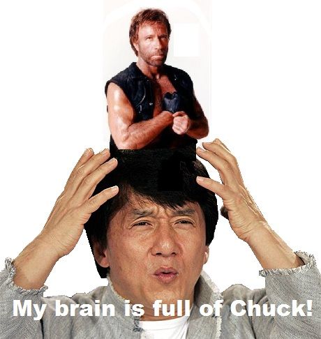 my brain is full of chuck