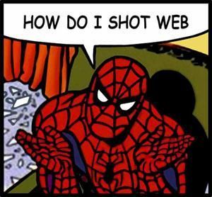 how do i shot web