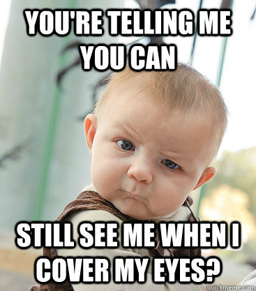 skeptical baby meme