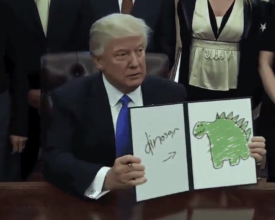 трамп динозавр