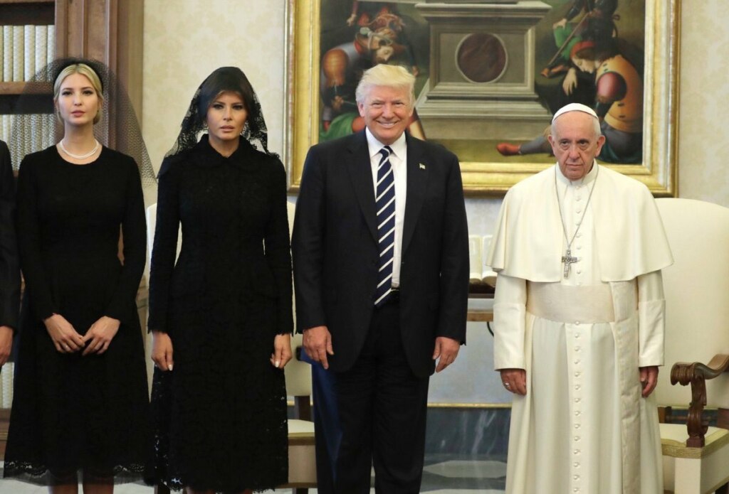 трамп и папа римский
