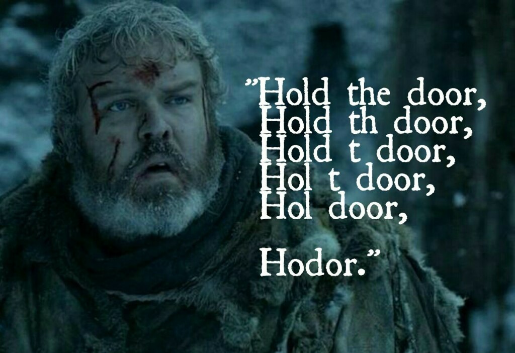 Ходор (Hodor) - как персонаж "Игры Престолов" стал мемом