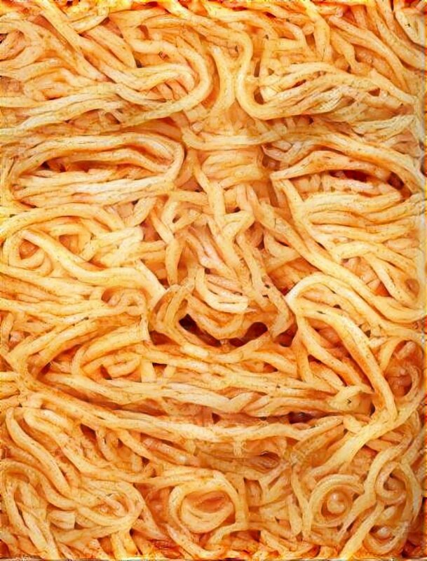 рисунки из спагетти (1)