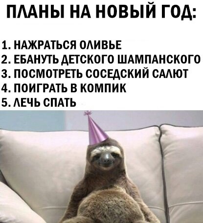 На Новый Год Буду Спать