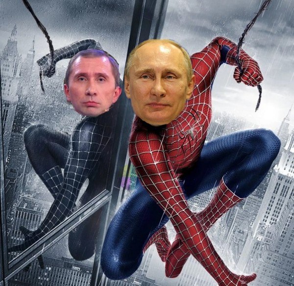 человек паук и его черный двойник мемы