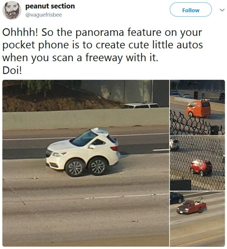панорама обрезала автомобиль