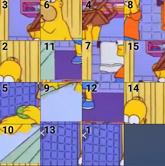 Барт бьёт Гомера стулом
