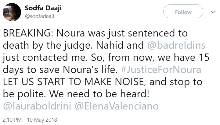 Justice for Noura