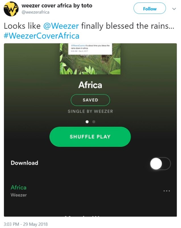 Weezer - Africa