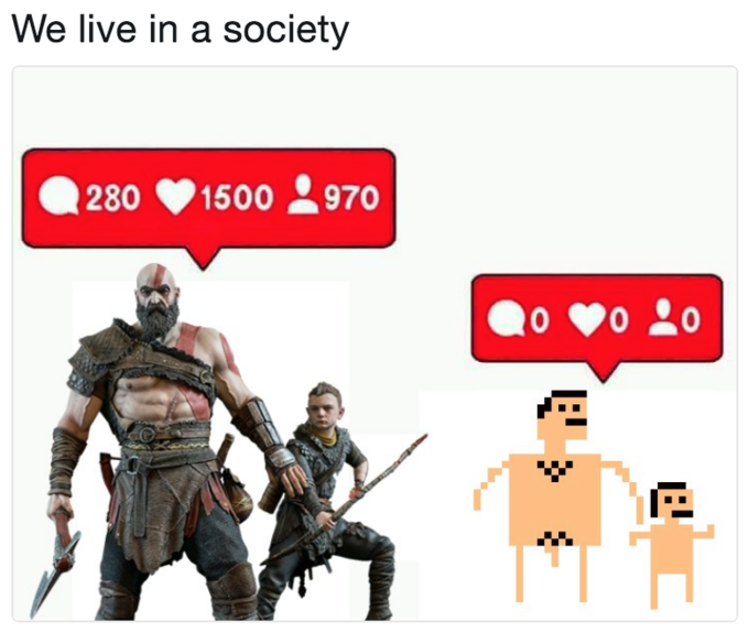 We live in a society