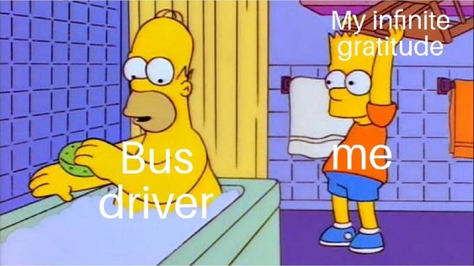 Скажи спасибо водителю автобуса