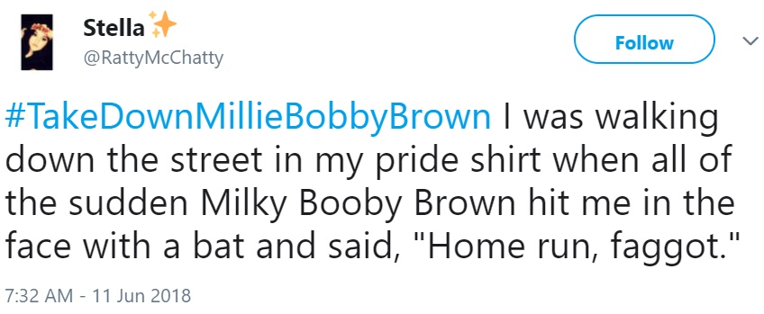 Тролли атаковали Милли Бобби Браун