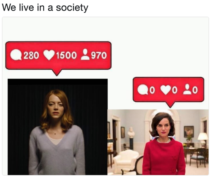 We live in a society