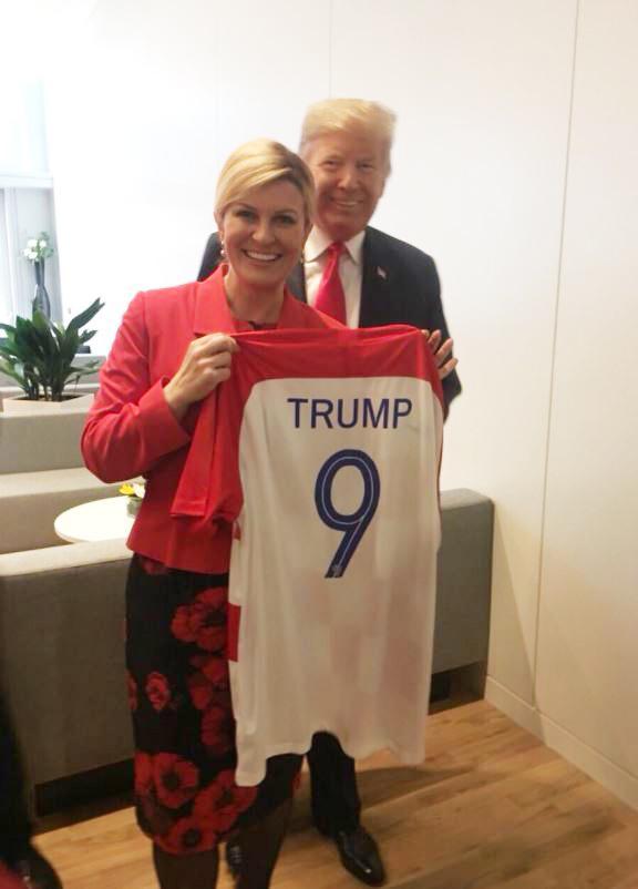 Футболки от президента Хорватии
