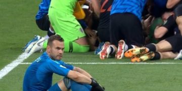 Грустный Акинфеев