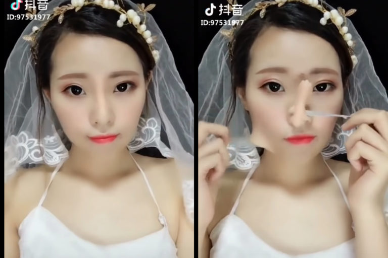 азиатки снимают макияж