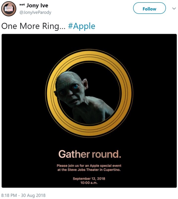 Золотое кольцо Apple