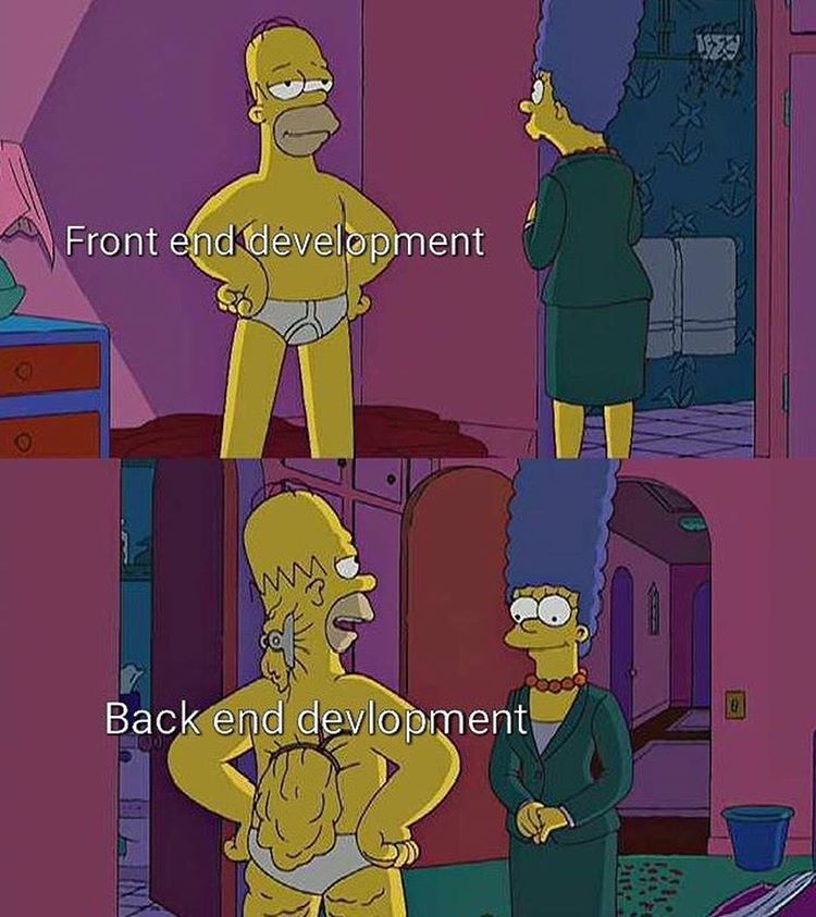 Гомер с жиром за спиной