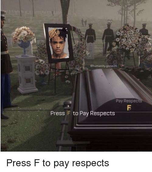 Выражение «Press F to pay respect» признано неполиткорректным