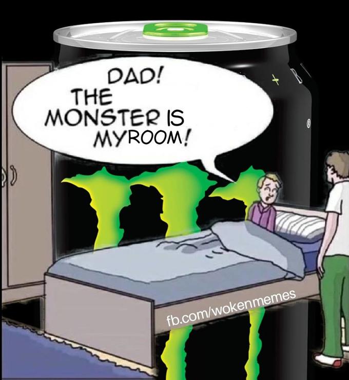 The monster is my room