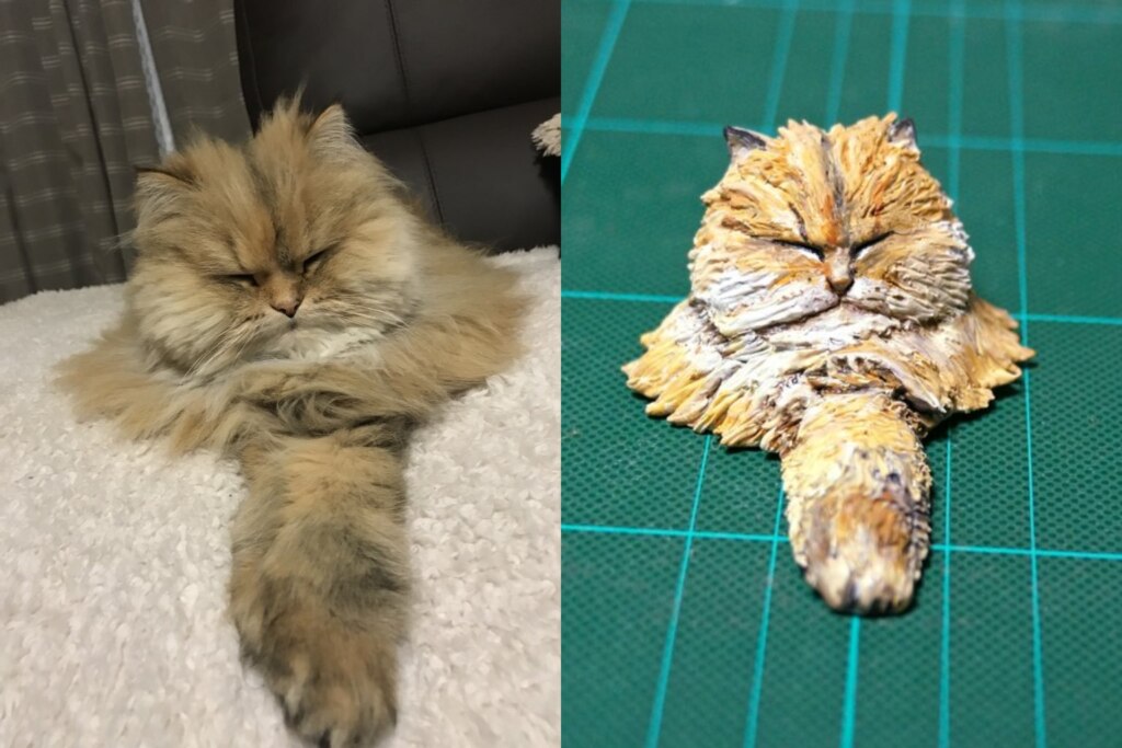 Скульптуры странных котов