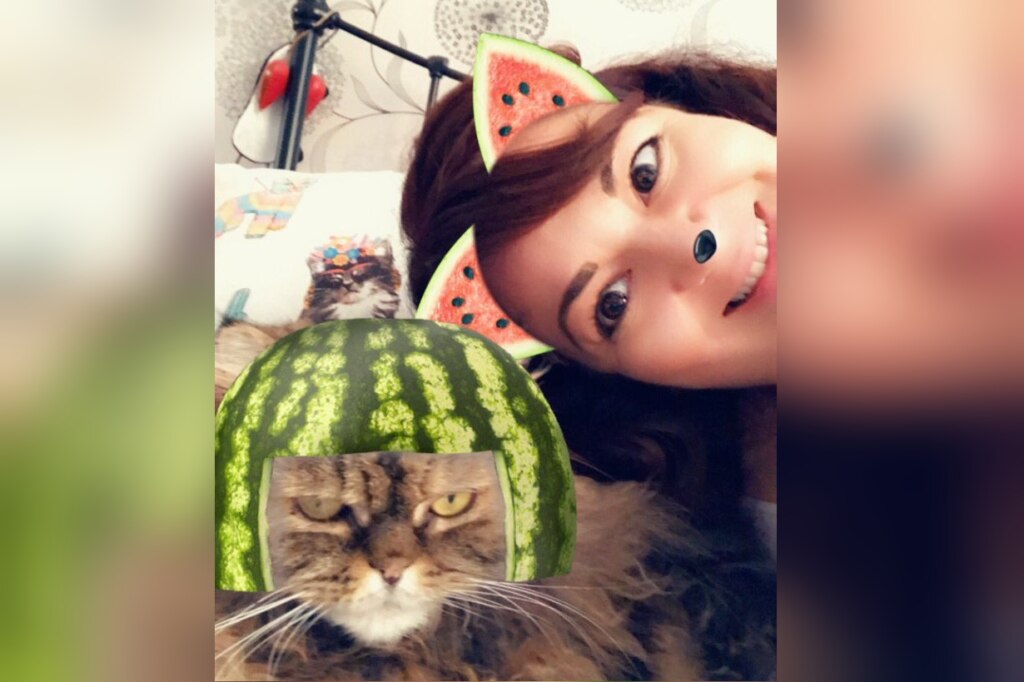 Кошачьи фильтры Snapchat