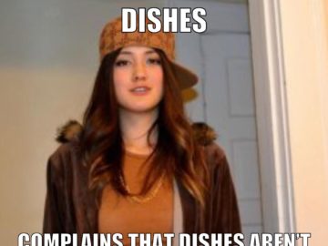 Не моет посуду - жалуется что тарелки недостаточно чистые