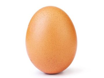 Яйцо стало самой популярной фотографией в Instagram