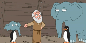Слон и пингвин из "Гриффинов"