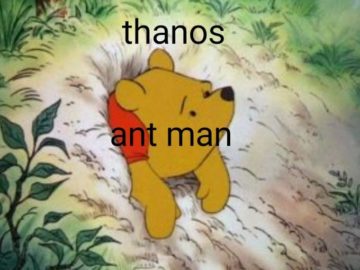 Человек-муравей в заднице Таноса