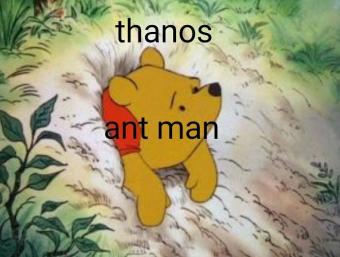 Человек-муравей в заднице Таноса