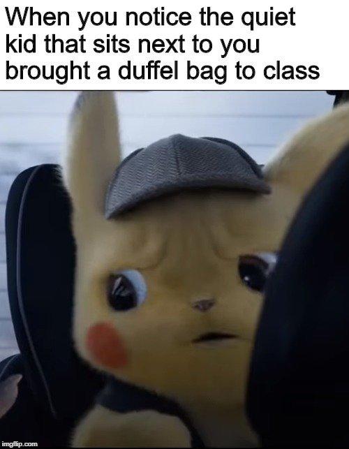 Detective pikachu meme
