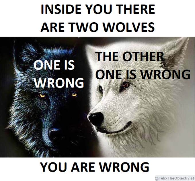 Внутри тебя есть два волка
