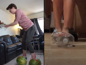 Walk a Mile предметы вместо обуви