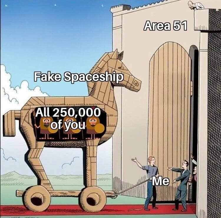 Штурм Зоны 51 Storm Area 51 meme