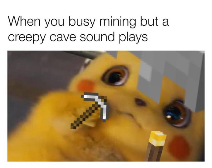 Cowering Pikachu meme
