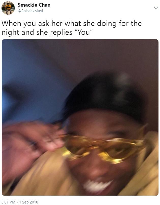 Yellow Glasses Black Guy meme