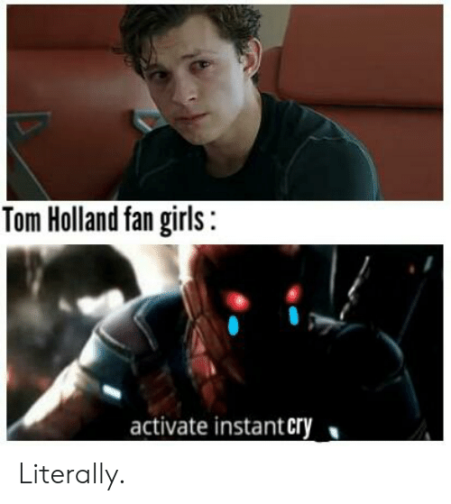 Том Холланд плачет