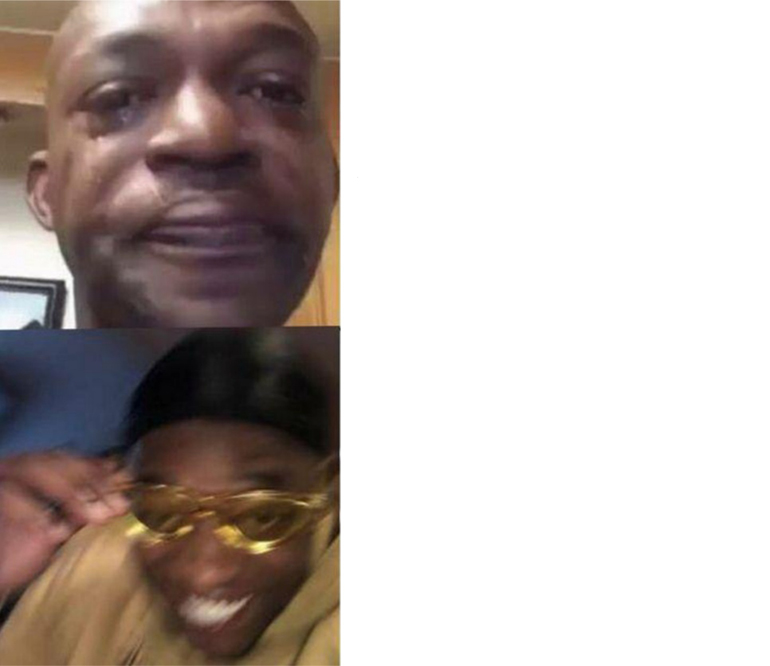 Yellow Glasses Black Guy meme