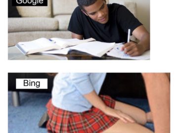 Мемы про Гугл и Бинг