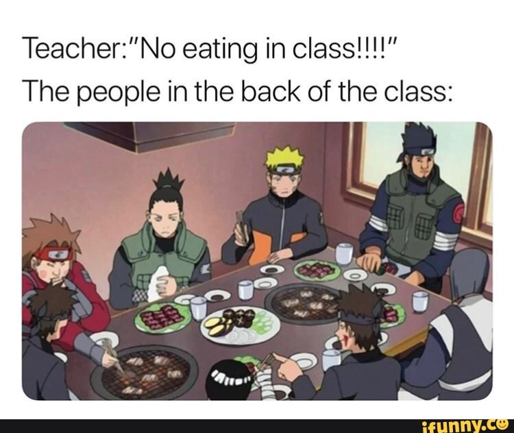 Back of the class meme