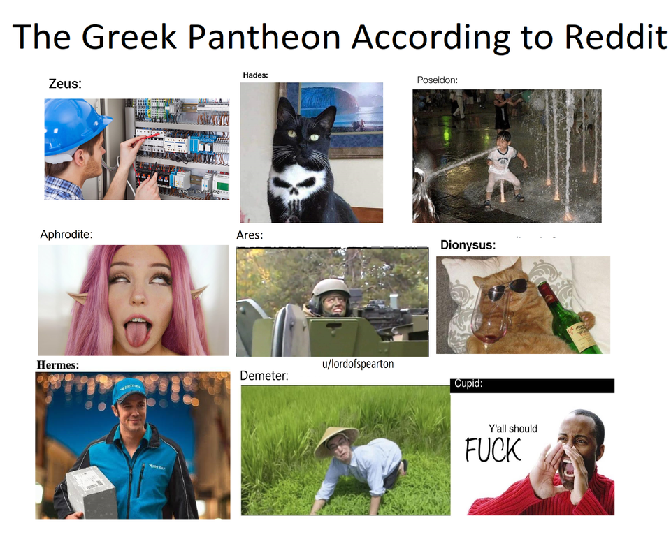 greek gods meme reddit