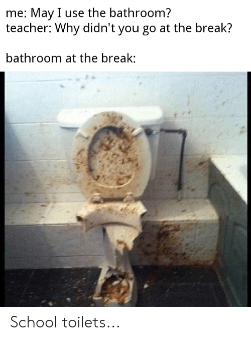 Туалет во время перемены