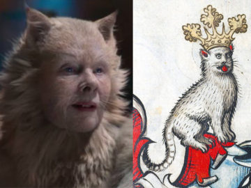 персонажи Кошки и коты со средневековых картин