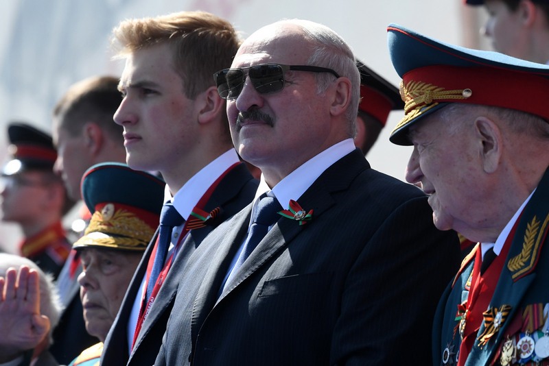  Коля Лукашенко на параде