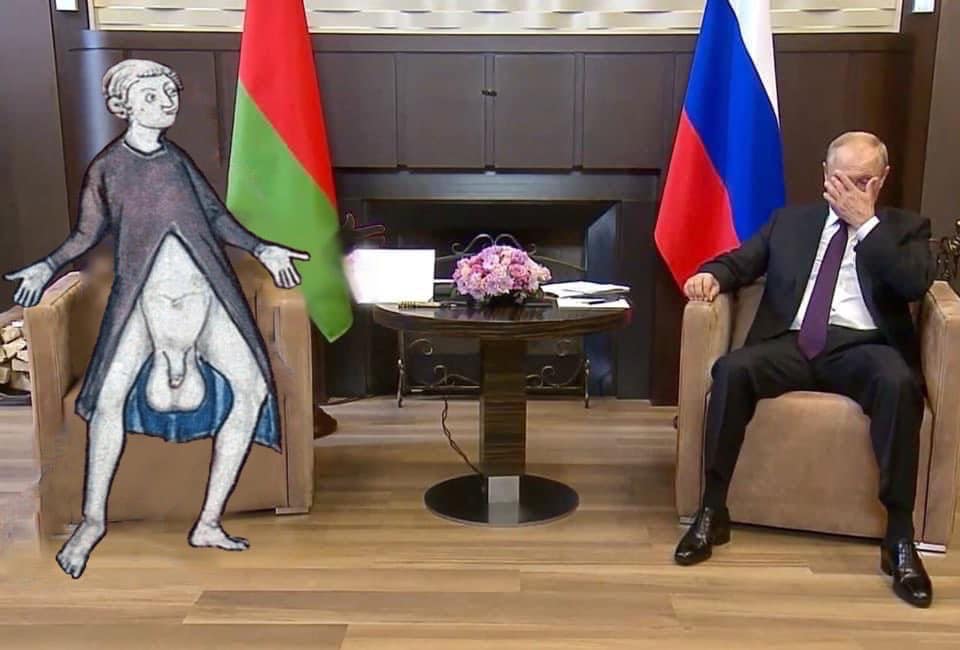 Путин и Лукашенко мемы