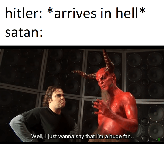 сатана и джек блэк мем
