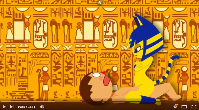 Всё о меме «Желтая египетская кошка Ankha» | QPMedia.Ru — Новостной