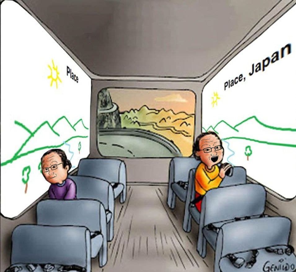 Два парня в автобусе